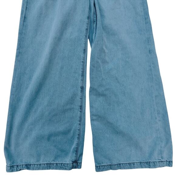 Pistola Jadyn Wide Leg Jeans Light Chateau Blue Wash Size 29 Low Slung Rise - Picture 4 of 6